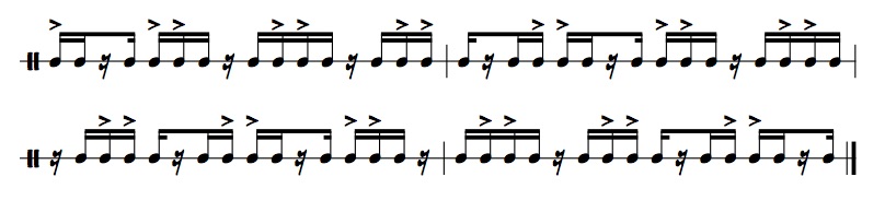 Using Rests and Odd Groupings to Spice Up Your Rhythms 18 accents over the first and second beat of triplet eighth notes