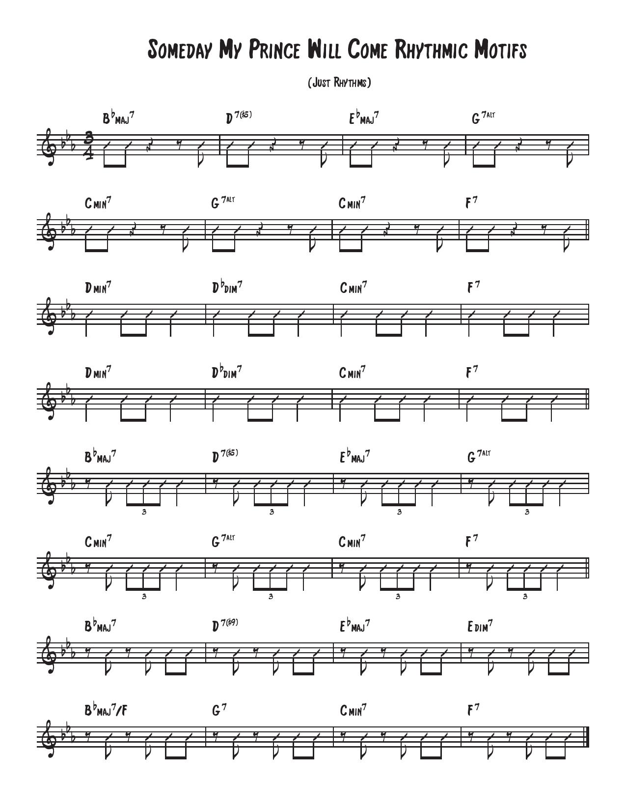 Ljs 168 Making Rhythms The Foundation Of Your Jazz Solos Someday My Prince Will Come Study Learn Jazz Standards Ljs 168 Making Rhythms The Foundation Of Your Jazz Solos Someday My Prince Will Come Study Learn Jazz Standards